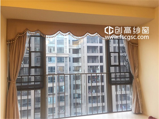 房间安装创高纱窗窗花能有效安全防护